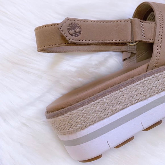 Timberland Emerson Point Peep Toe Leather Sandals - Picture 7 of 8